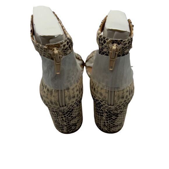 Inc International Concepts Women Hadwin Scallop Snake Sandals Size 7M Open Toe - Picture 4 of 14